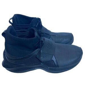 Puma Fenty By Rihanna Womens 6.5 High Top Trainer Sneakers Black Athletic Shoe